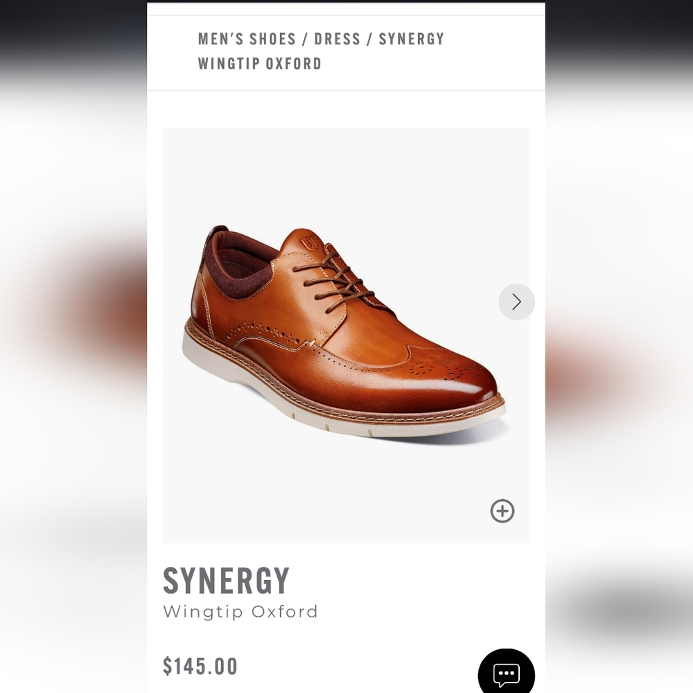 Brown Wingtip Oxford Shoes